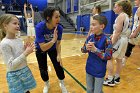 Cheryl Warren-Powers tribute  Wheaton College women's basketball honored fellow alum Cheryl Warren-Powers '95 with a pre-game ceremony. The annual tribute began after her passing in 2012. - Photo By: KEITH NORDSTROM : Wheaton, basketball, Cheryl Warren-Powers